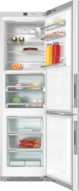 KFN 29683 D brws Atsevišķi uzstādāms ledusskapis ar saldētavu XL