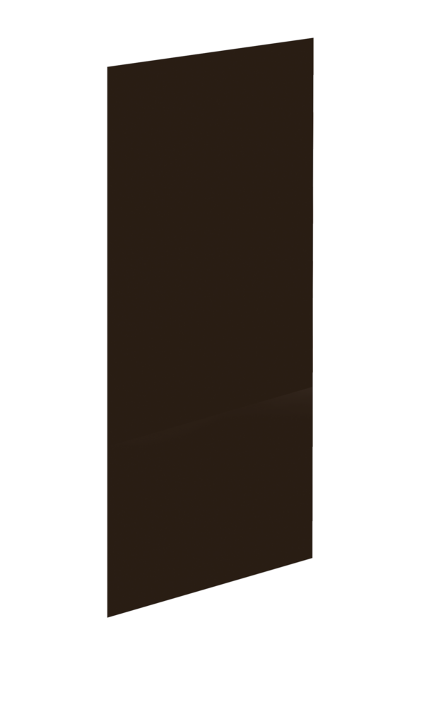 Feuille décorative marron