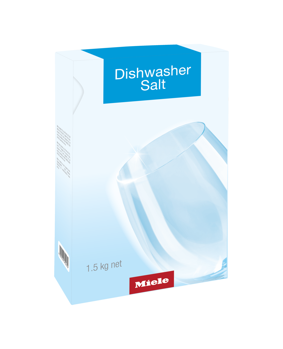 Regeneráló só, 1,5 kg a Miele mosogatógép optimális működéséért és teljesítményéért.