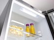 Sudraba ledusskapis ar saldētavu, SoftClose un PerfectFresh funkcijām, 75 cm platums (KFN 16947 D) product photo Laydowns Back View S