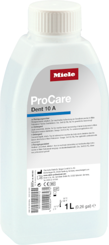 ProCare Dent 10 A - 1 l Vloeibaar reinigingsmiddel, alkalisch, 1 l productfoto Front View L