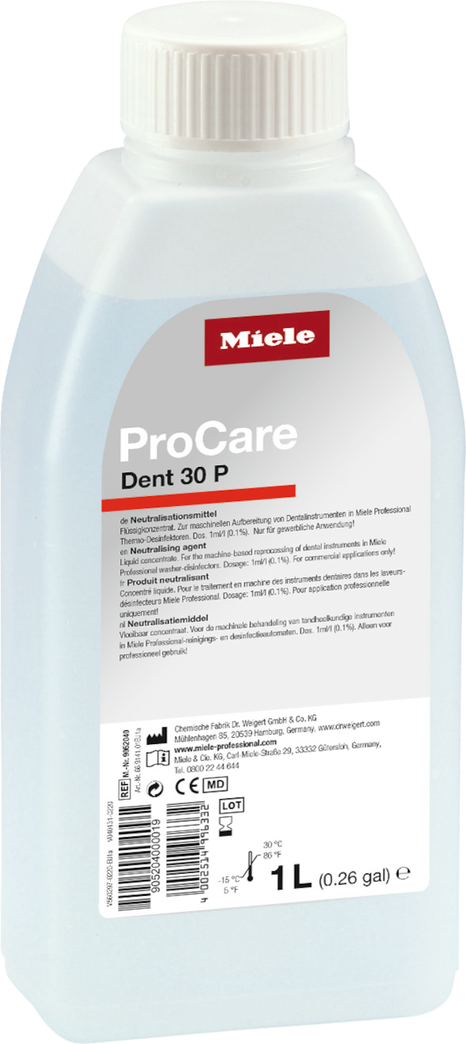 ProCare Dent 30 P - 1 l [Typ 2] Neutralisationsmittel, sauer, 1 l Produktbild Front View ZOOM