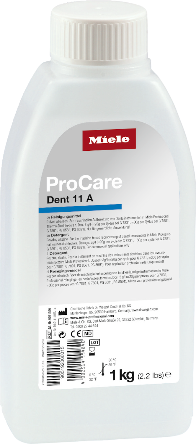 ProCare Dent 11 A - 1 kg Poedervormig reinigingsmiddel, alkalisch, 1 kg productfoto Front View ZOOM
