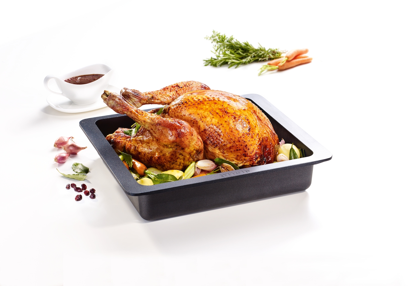 HUB 5001-XL Induction compatible gourmet oven dish product photo Laydowns Detail View1 ZOOM