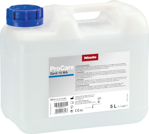 ProCare Dent 10 MA - Liquid detergent, mildly alkaline, 5L product photo Front View L