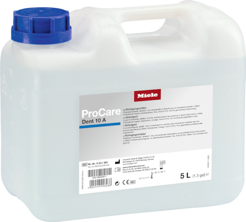 ProCare Dent 10 A - 5 l Liquid detergent, alkaline, 5 l product photo Front View L