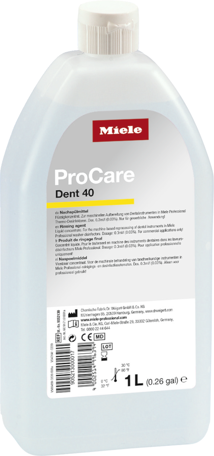 ProCare Dent 40 - 1 l Naspoelmiddel, 1 l productfoto Front View ZOOM
