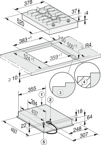 CS 7102-1 FL Combiset Cooktop product photo Missing translation L