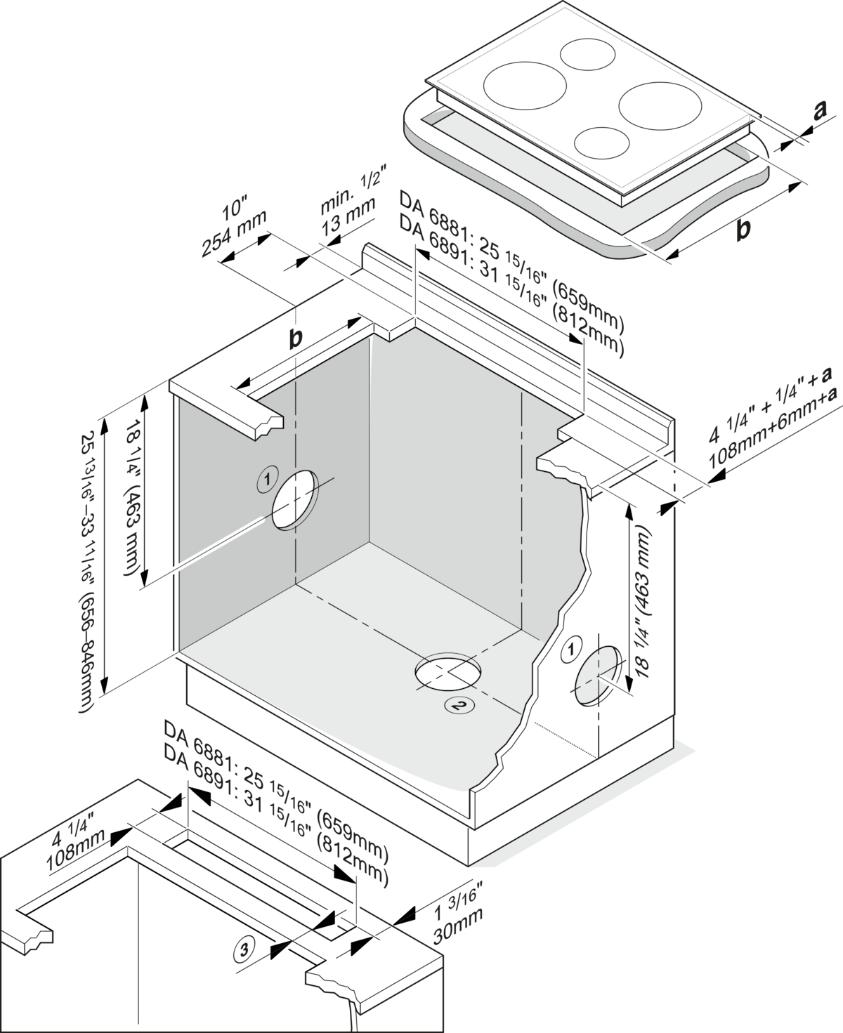 Miele DA 6891 Stainless steel Ventilation Hoods