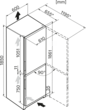 Balts ledusskapis ar saldētavu un DynaCool funkciju, 1.86m augstums (KFN 28132 D) product photo View41 S