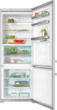 Sidabrinis šaldytuvas su šaldikliu, SoftClose ir PerfectFresh funkcijomis, plotis 75 cm (KFN 16947 D) product photo