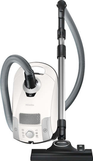 Miele Compact C1 Pure Suction PowerLine SCAE0 Canister Vacuum - Lotus White