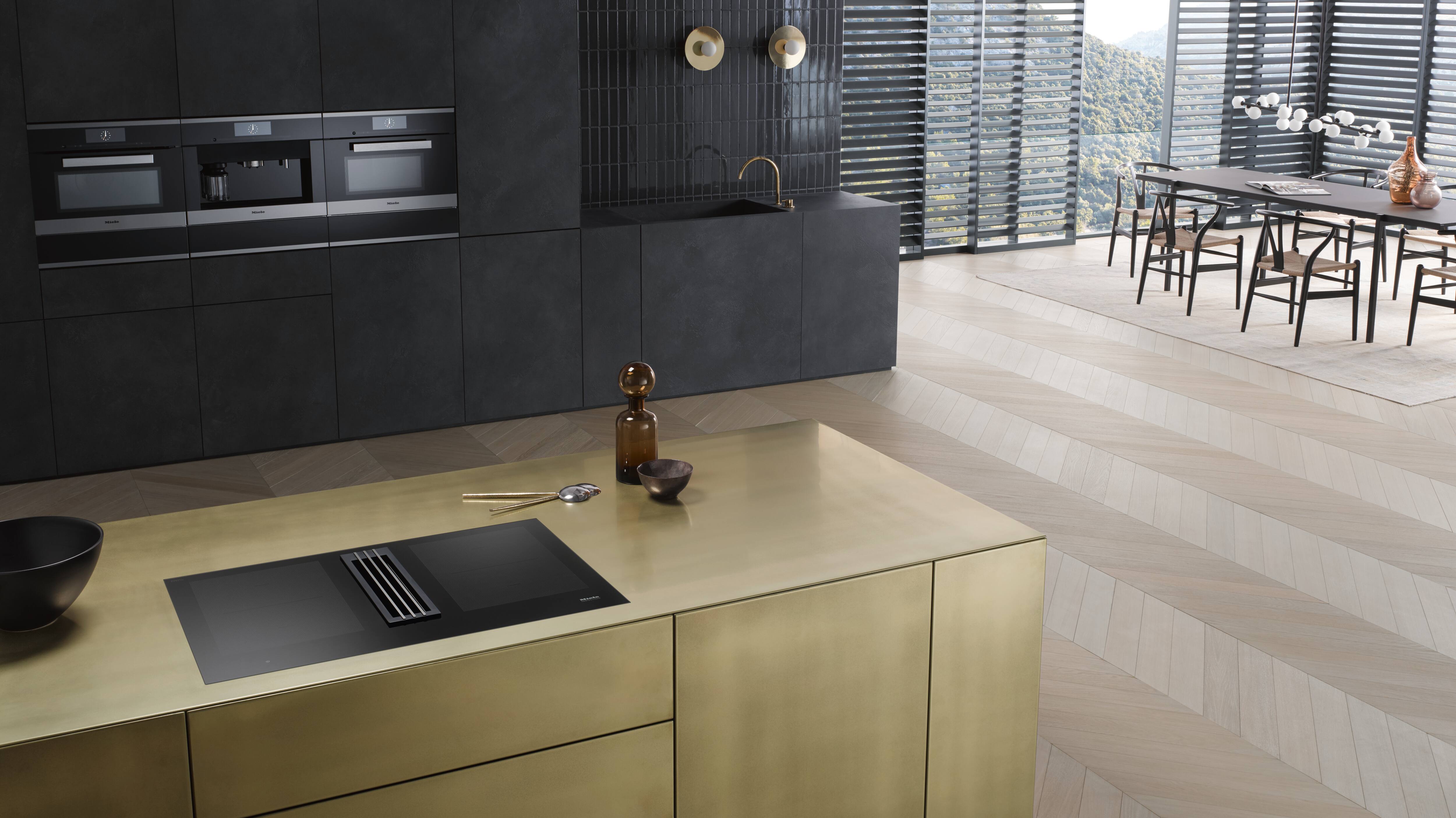 Product Features Induction hobs with vapour extraction Miele