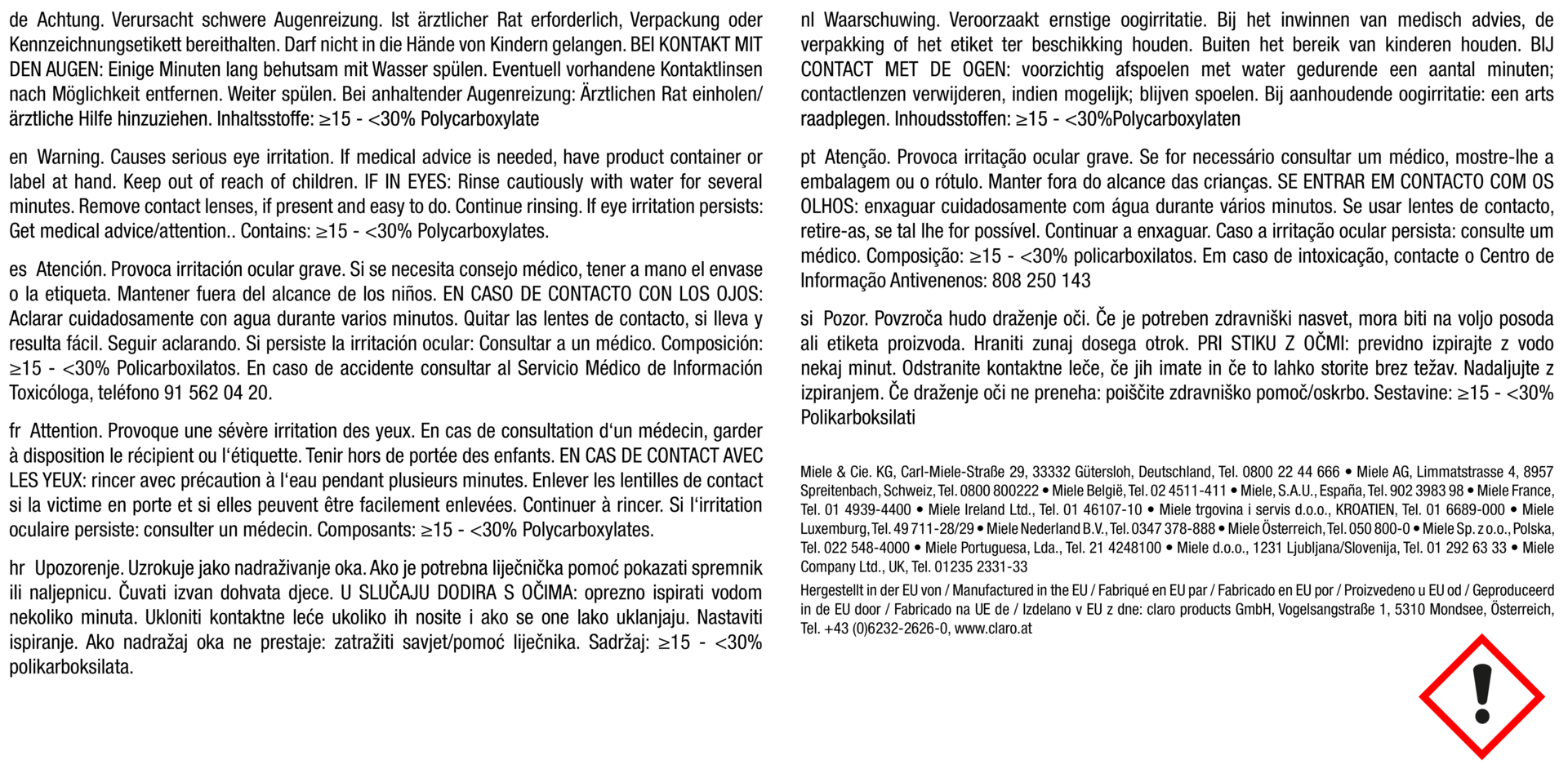 Zubehör/Verbrauchsgüter (A&C) - GP WS W 0602 T - 2 Zubehör/Verbrauchsgüter (A&C) - GP WS W 0602 T - 2