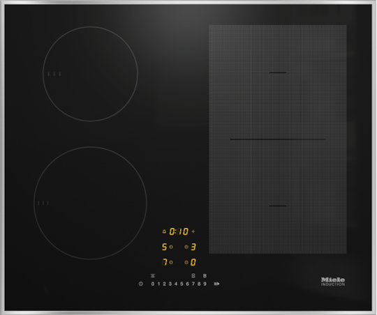 Table de cuisson induction 90cm FullFlex Noir - MIELE Réf. KM 7697 FL
