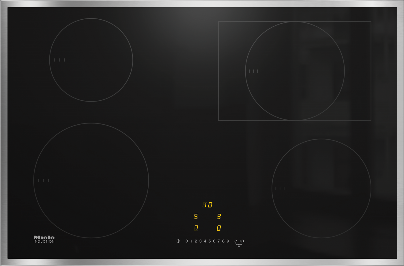 Hobs - KM 7210 FR Stainless steel - 1