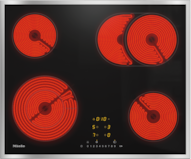 KM 6540 FR Electric hob with onset controls