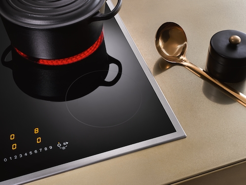 KM 6520 Electric cooktop with onset controls product photo Laydowns Detail View L