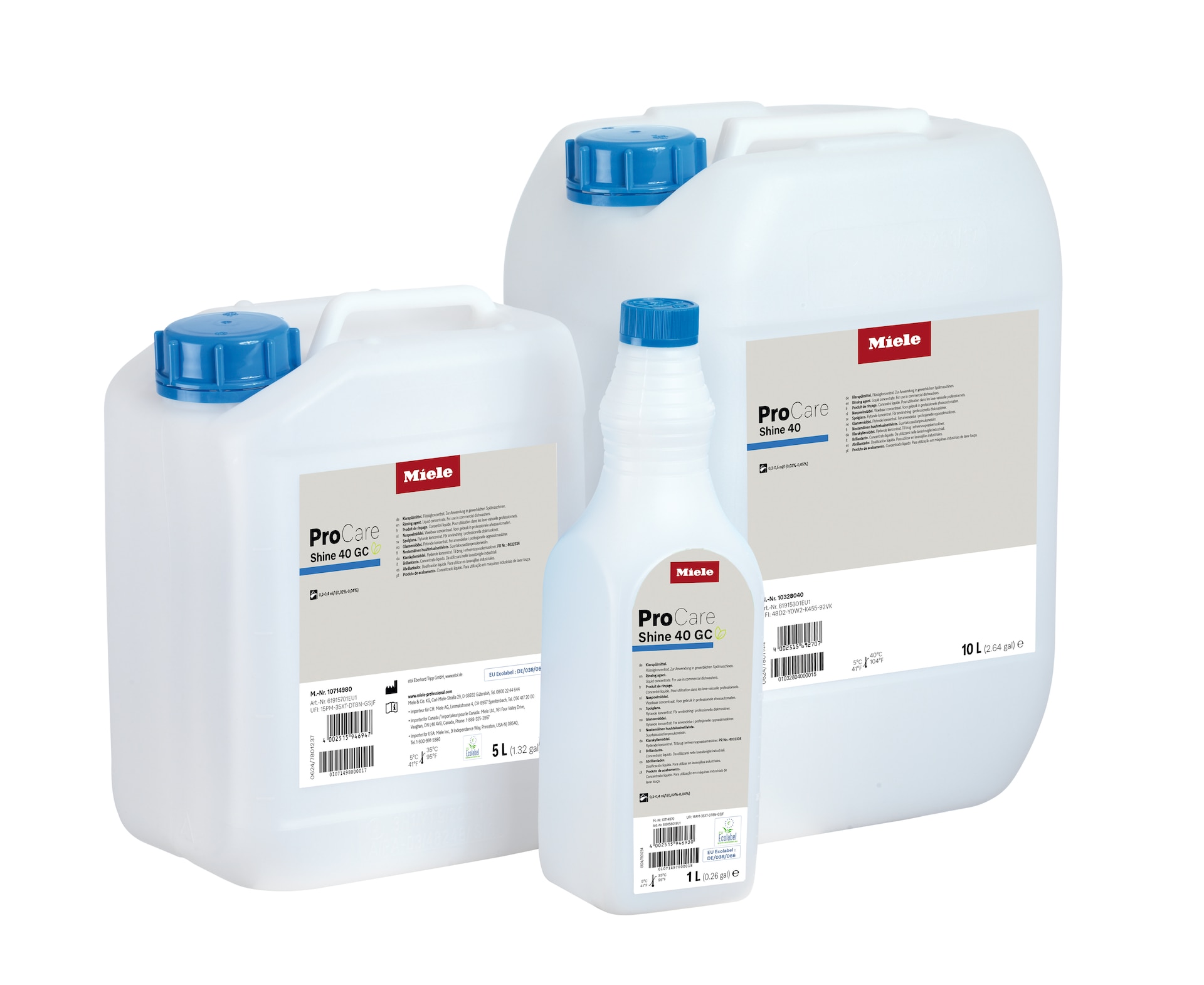 Consommables Professional - ProCare Shine 40 GC - 1 l - 2 Consommables Professional - ProCare Shine 40 GC - 1 l - 2
