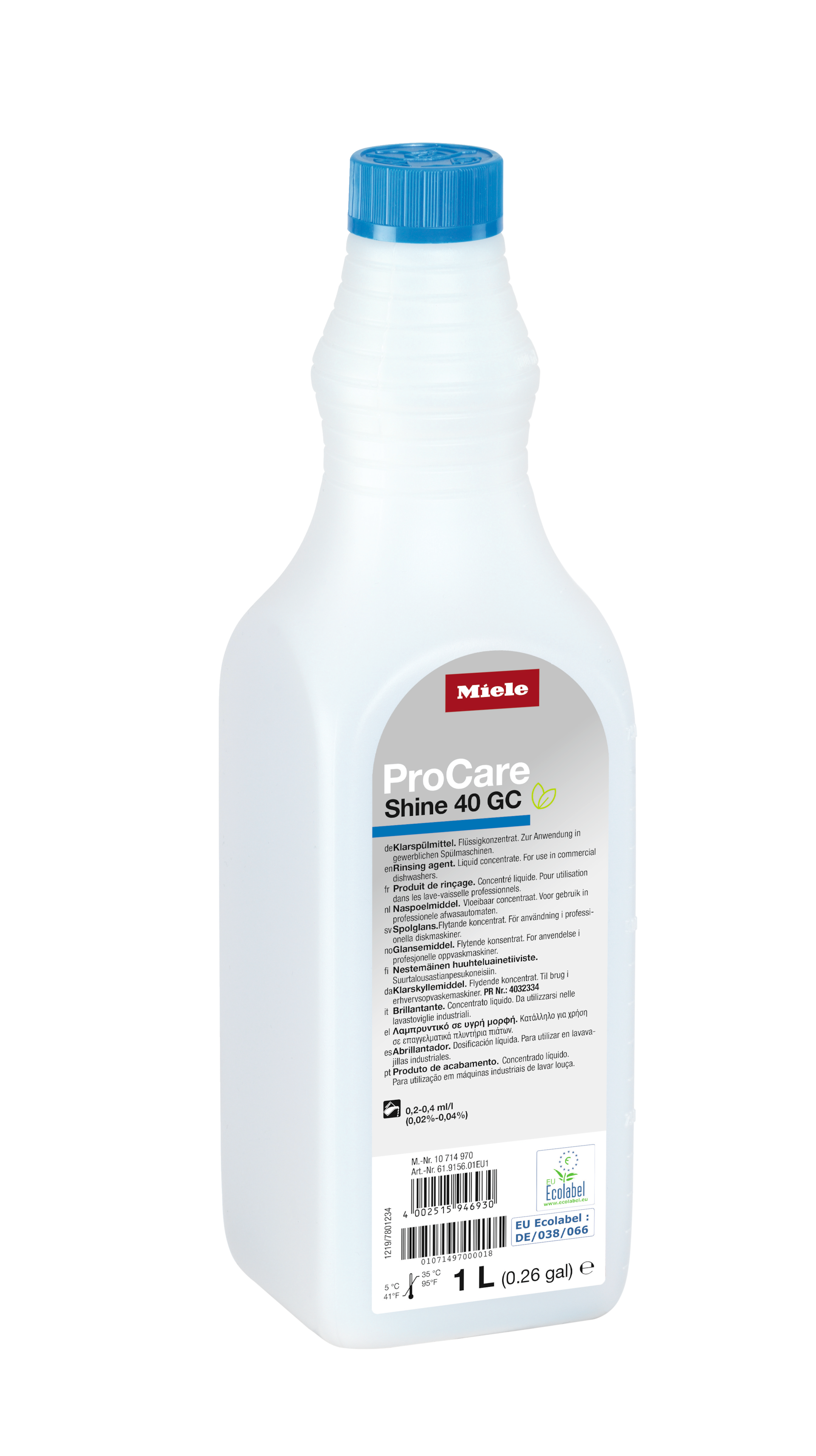 Consommables Professional - ProCare Shine 40 GC - 1 l - 1