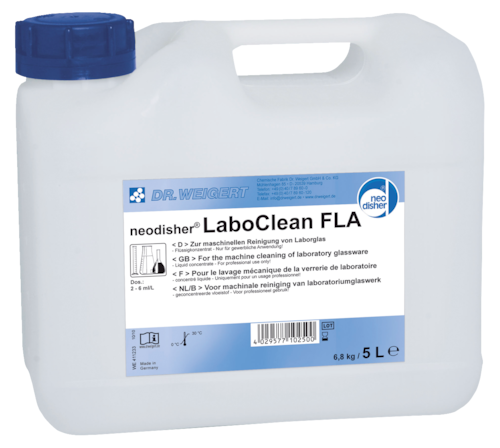 Neodisher LaboClean FLA Flydende rengøringsmiddel, 5 L produktfoto Front View L