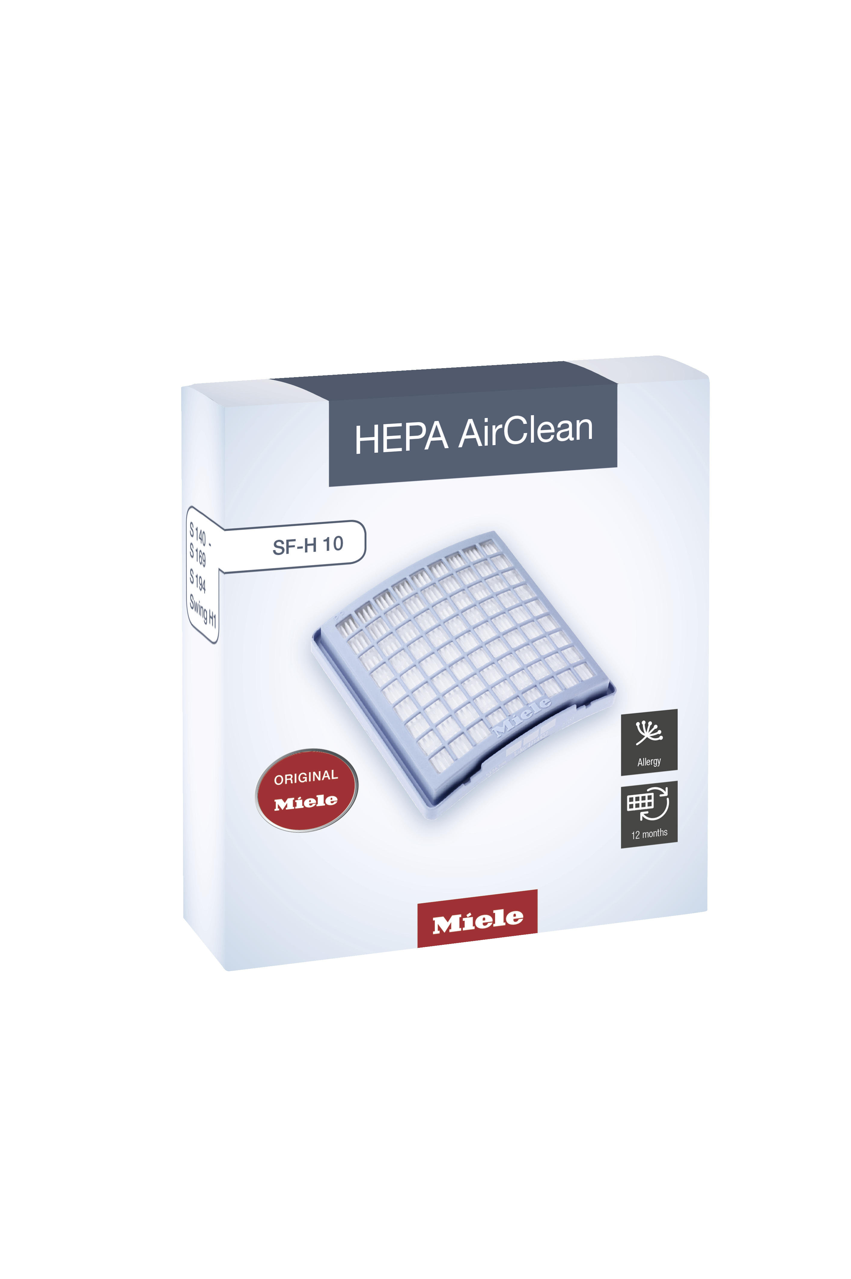 Hepa H12 Filter Pollenfilter Allergiker Miele S 426I SF-AH29 SF-AH30 04854915 