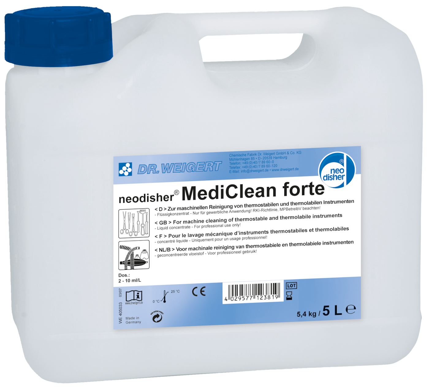 Miele Neodisher Mediclean Forte 10l miele-neodisher-mediclean-forte-10l