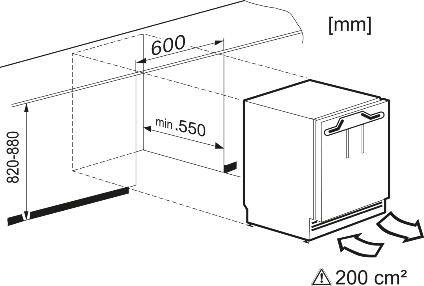 Iebūvējama saldētava ar ComfortFrost funkciju, 82 cm augstums (F 31202 Ui) product photo View3 ZOOM