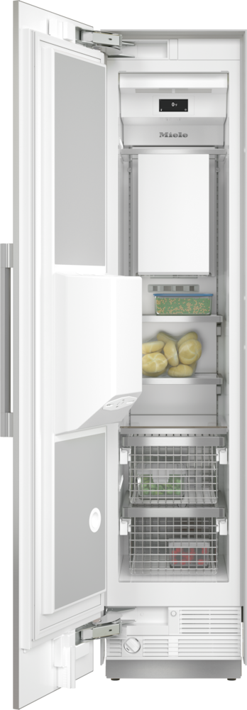 Miele - F 2472 SF Stainless steel/CleanSteel – MasterCool™ freezer - 1