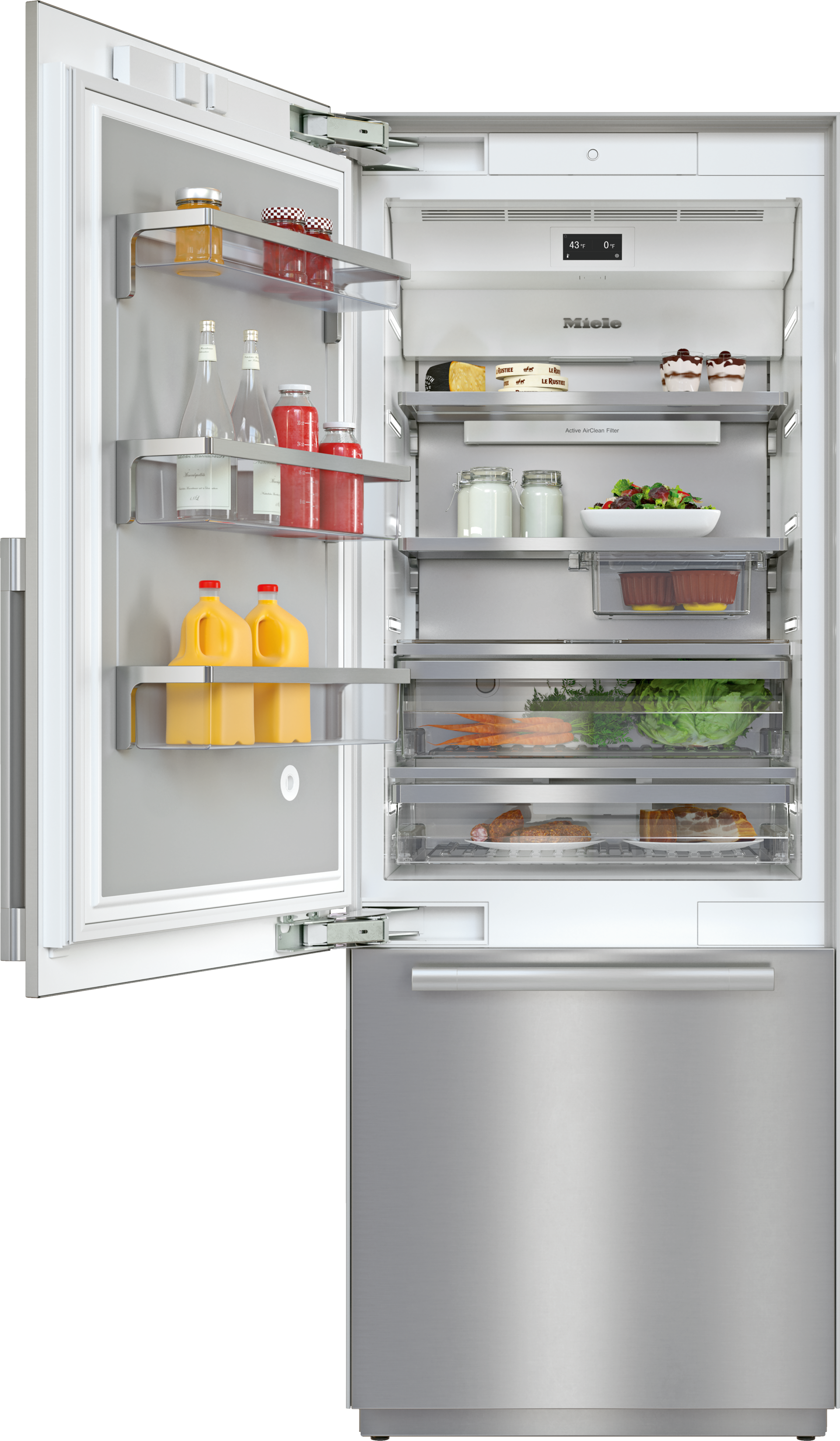 Refrigeration - KF 2812 SF Stainless steel/CleanSteel - 1