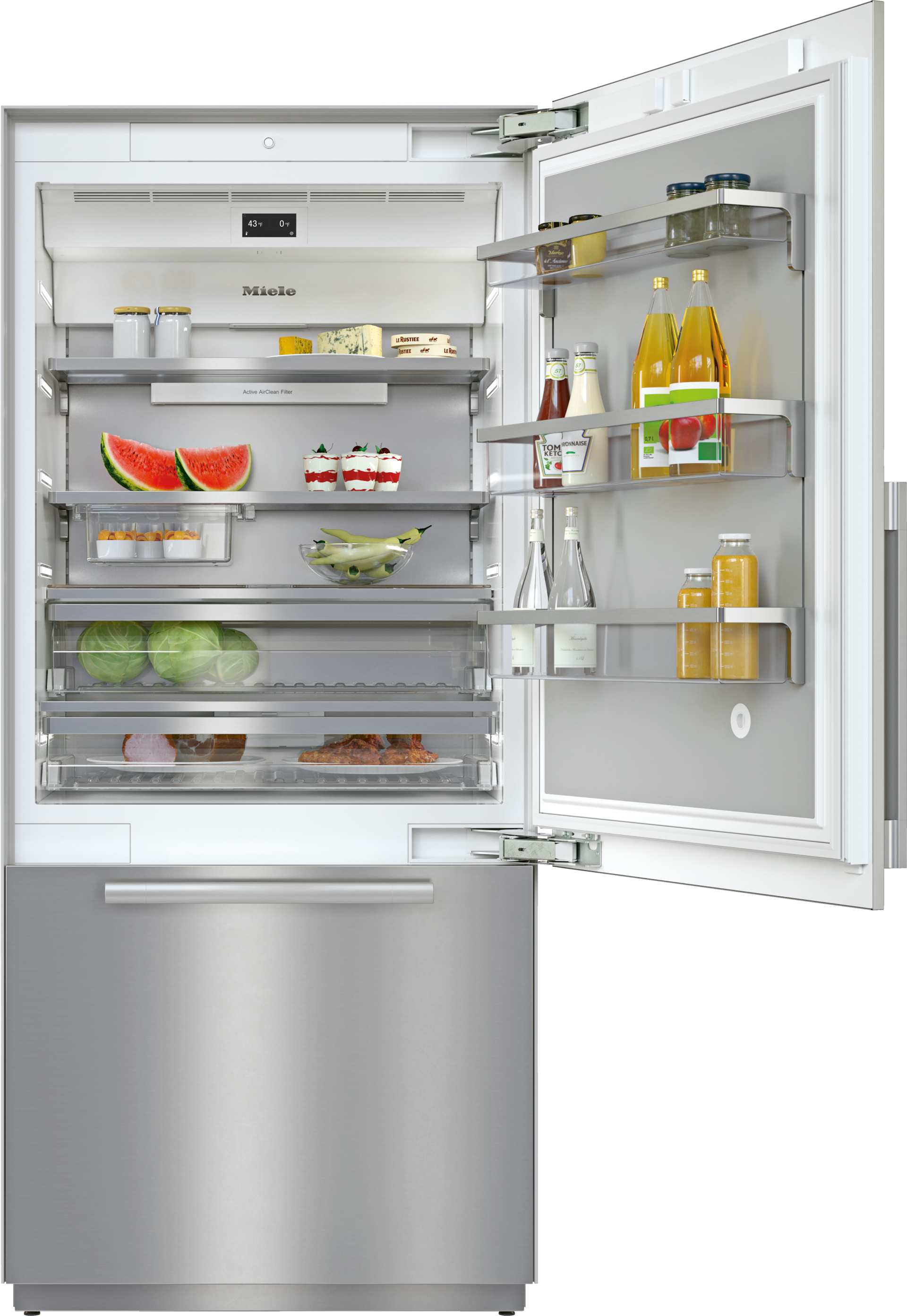 Refrigeration - KF 2902 SF Stainless steel/CleanSteel - 1