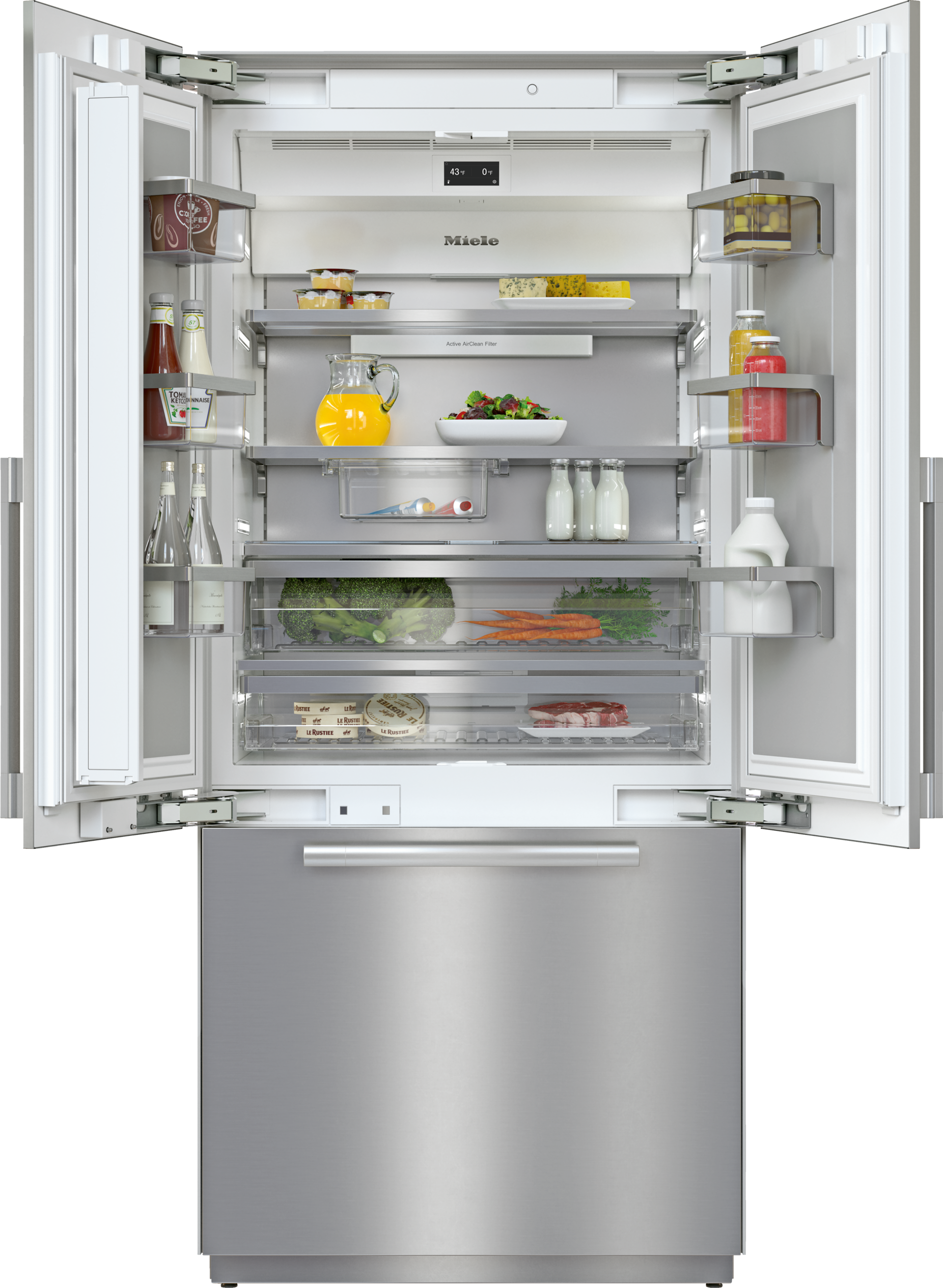 Refrigeration - KF 2982 SF Stainless steel/CleanSteel - 1