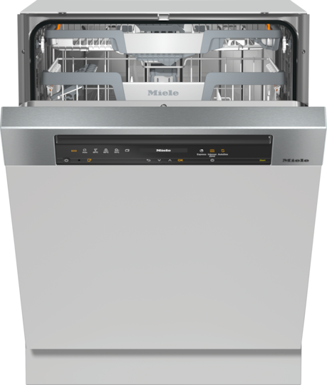 Lave-vaisselle posable avec dosage automatique grâce à AutoDos avec  PowerDisk intégré. Miele G 7423 SC Inox AutoDos Excellence - Meg diffusion