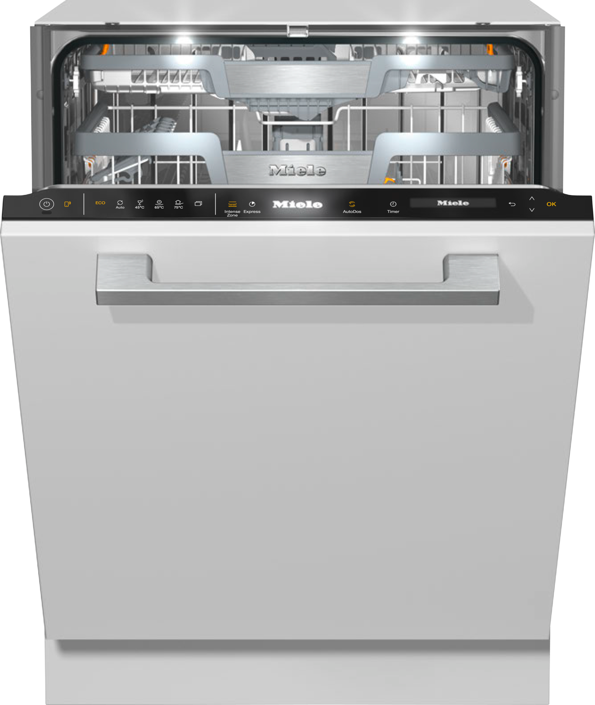 Dishwashers - G 7660 SCVi AutoDos CleanSteel/Obsidian black - 1