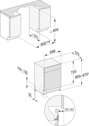 G 5210 SCU CLST Active Plus Built-under dishwasher product photo Missing translation L