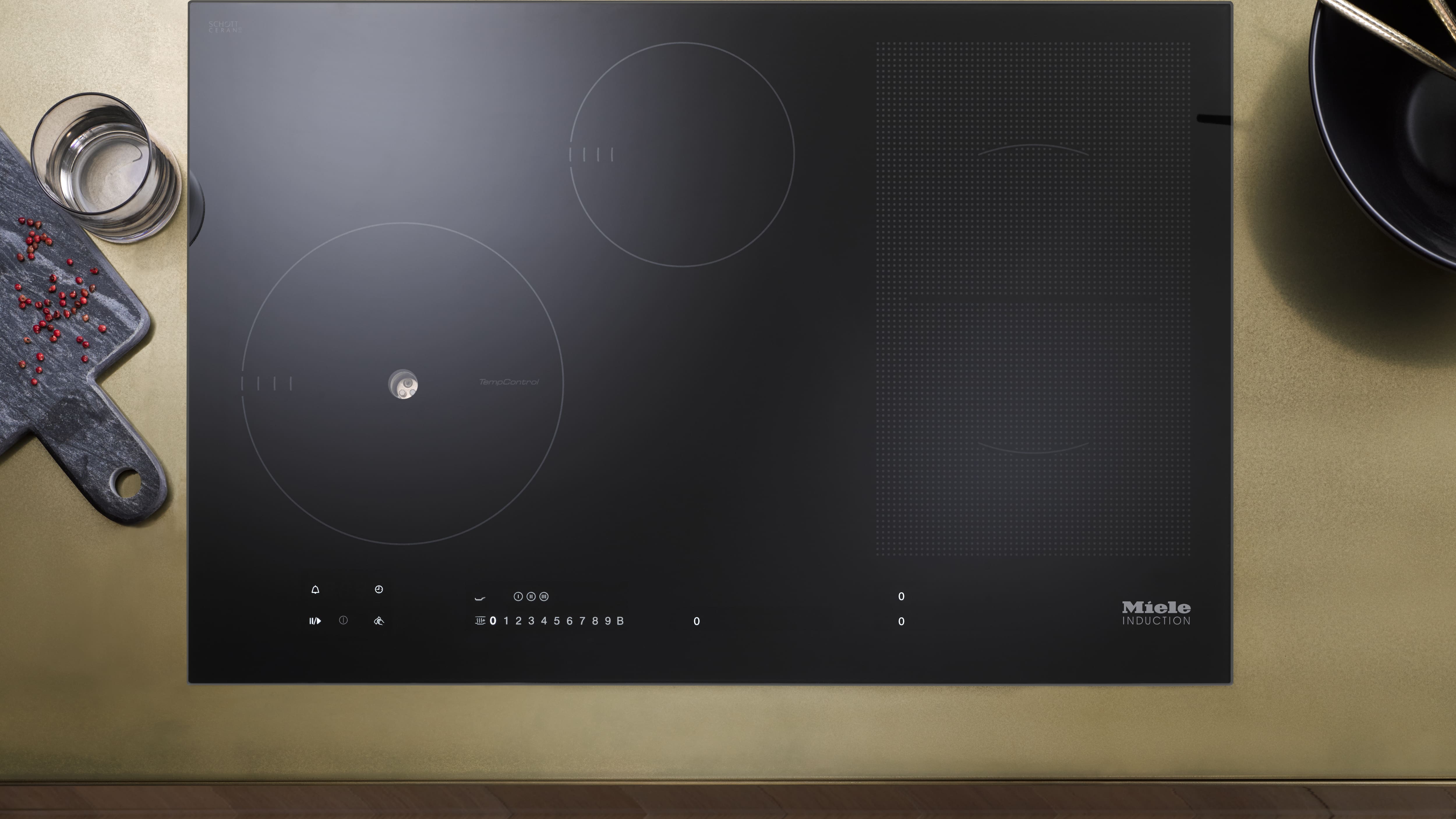 miele 3 burner induction cooktop