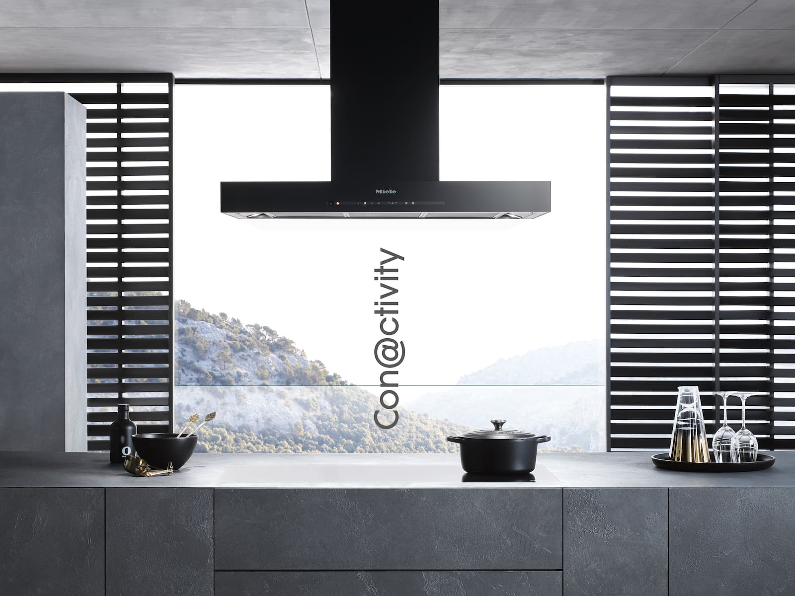 Cooker hoods - DA 6698 W Puristic Edition 6000 Obsidian black - 2