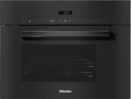 DG 2840 VitroLine Obsidian Black Built-in Steam oven product photo