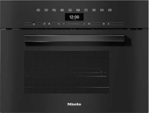 DGM 7440 Obsidian Black Steam Oven with Microwave product photo