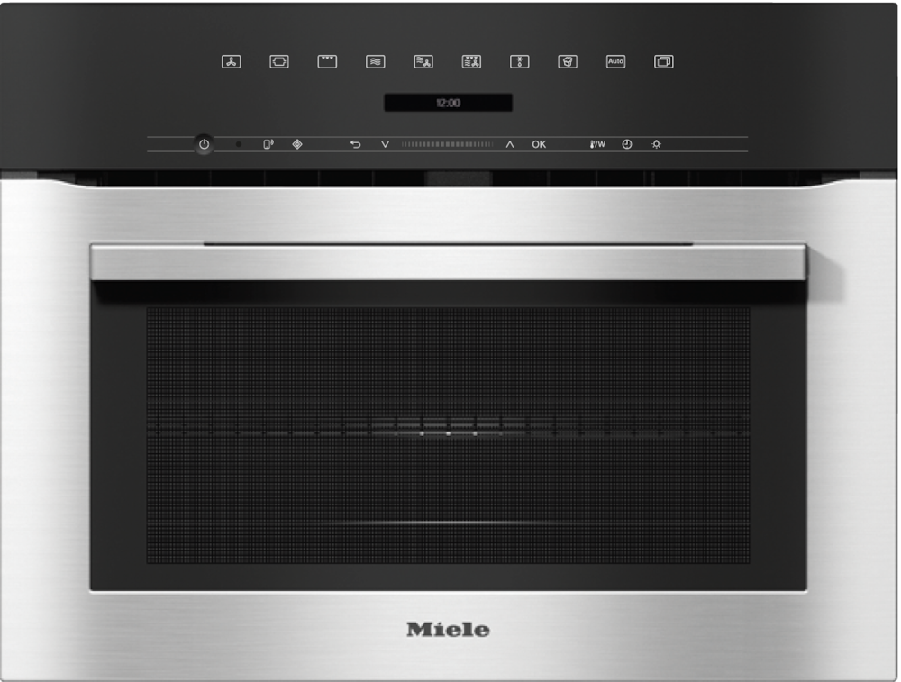 Ovne - H 7140 BM Rustfrit stål/CleanSteel - 1