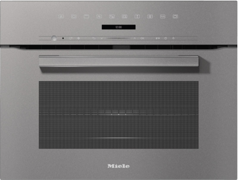 Forni e cucine elettriche - Forni tradizionali ventilati combinati con microonde - H 7240-60 BM - grigio grafite