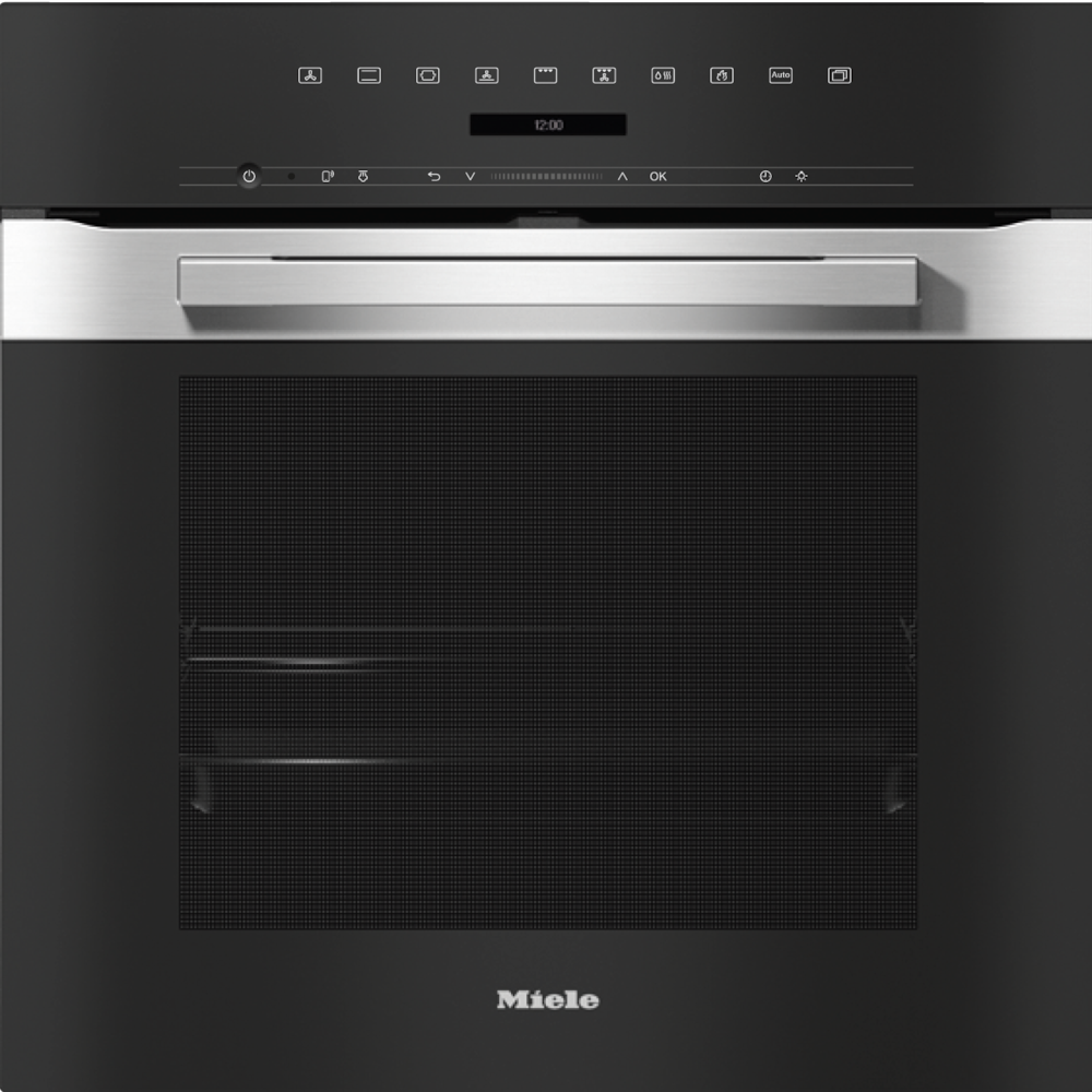 Ovens / Range cookers - H 7264 BP Stainless steel/Clean Steel - 1
