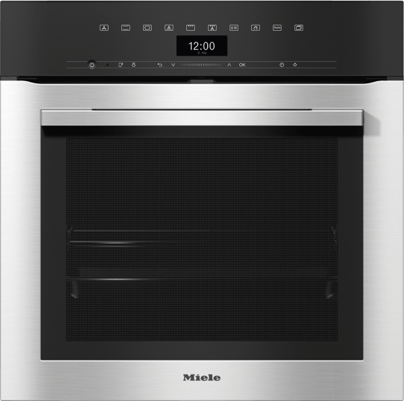 Ovens / Range cookers - H 7364 BP Stainless steel/Clean Steel - 1