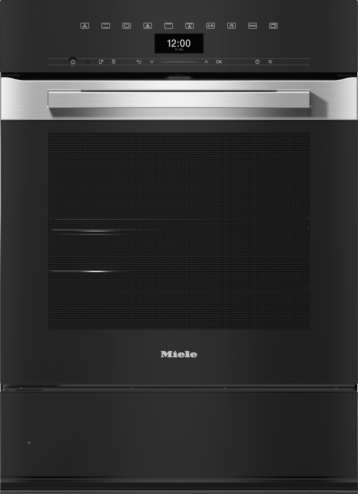Fours/Pianos de cuisson - H 7460-55 BP Inox/CleanSteel - 1