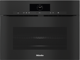 H 7840 BMX Handleless Obsidian Black Microwave Combination Oven product photo
