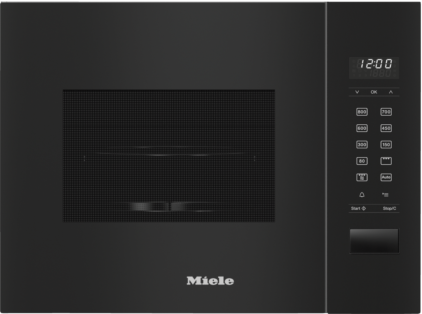 Microwave ovens - M 2224 SC Obsidian black - 1