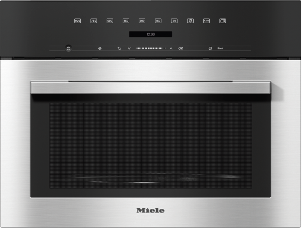 Microwave ovens - M 7140 TC Stainless steel/Clean Steel - 1