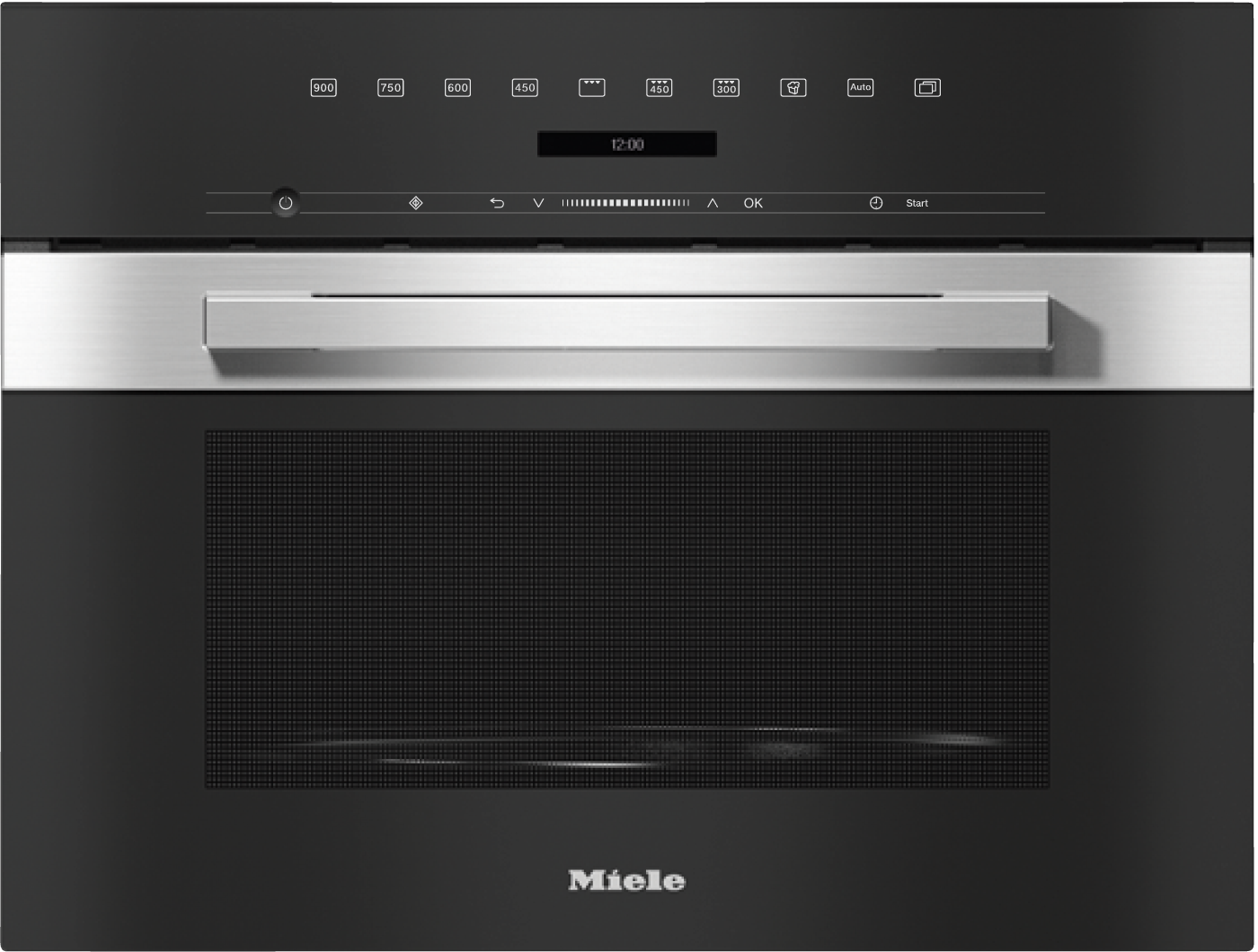Microwave ovens - M 7244 TC Stainless steel/Clean Steel - 1