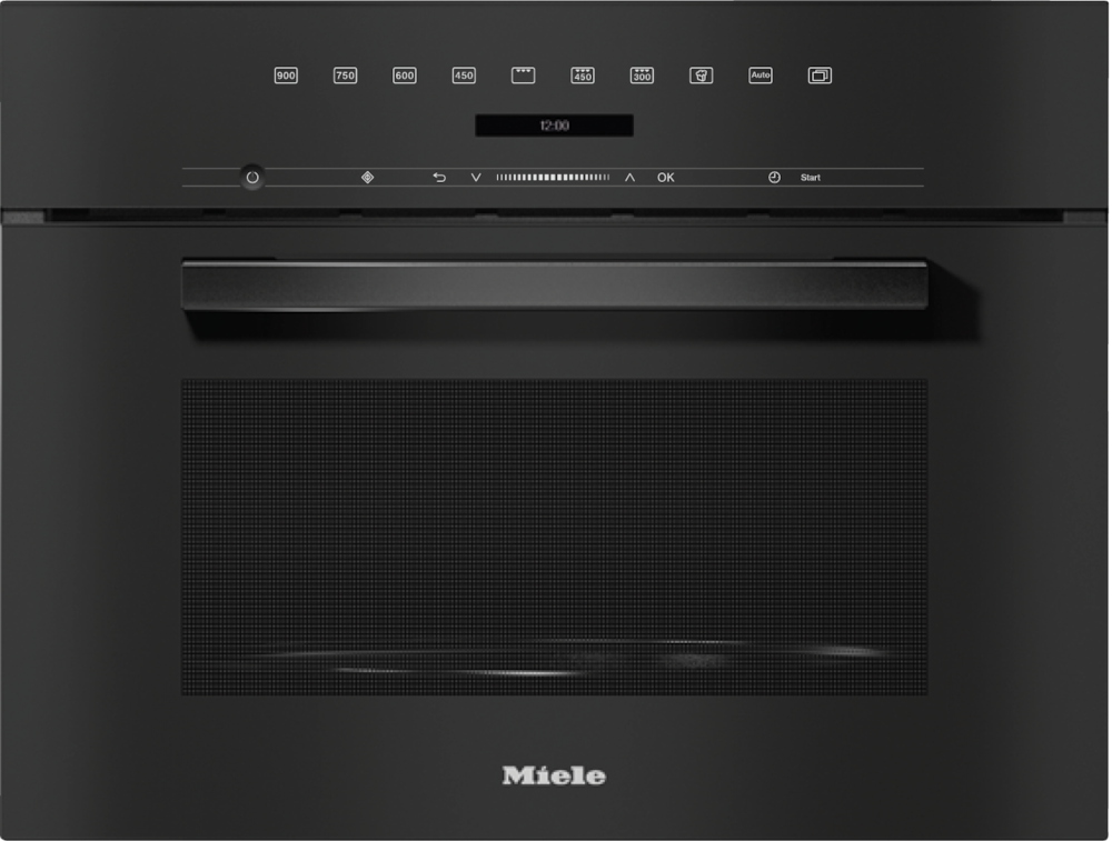 Cuptoare cu microunde - M 7244 TC Negru obsidian - 1
