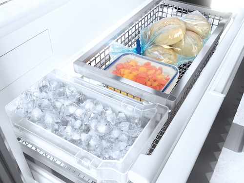 KF 2801 Vi MasterCool fridge-freezer product photo Laydowns Back View L